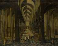 Interior of a Gothic Church  - Hermitage